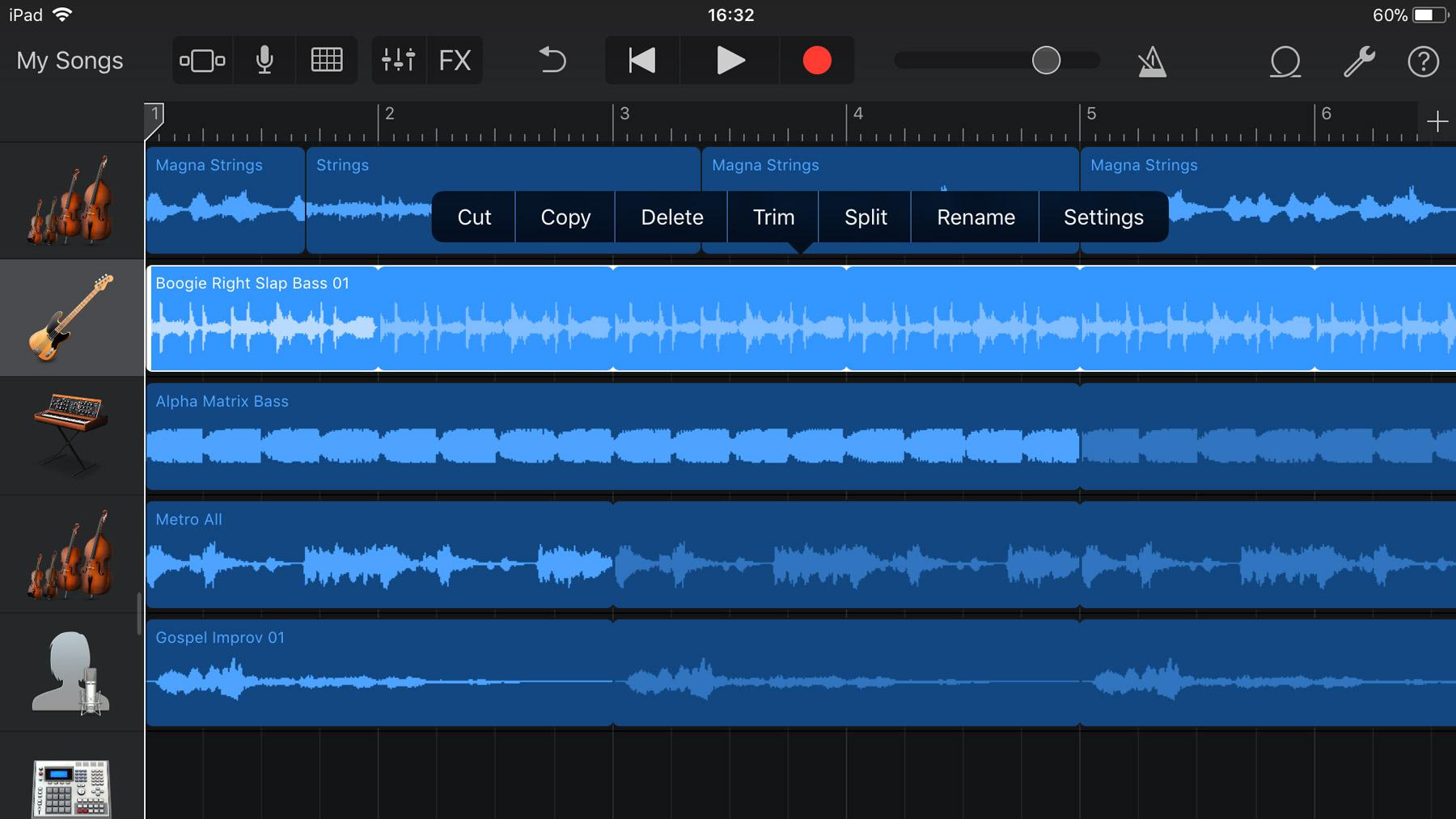 How To Cut A Track In Garageband For Ipad